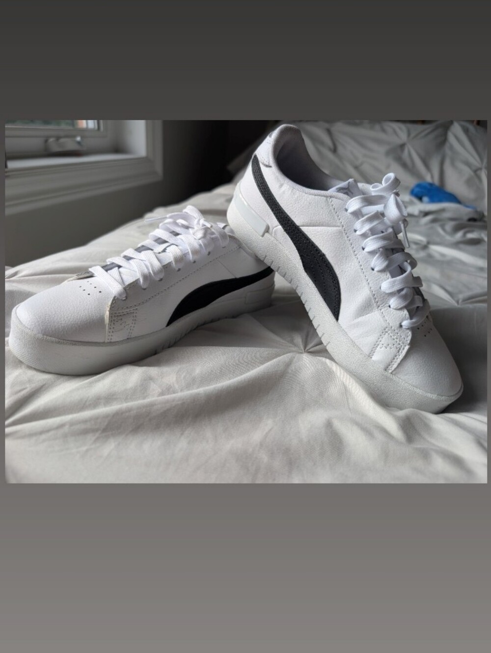 Women's Puma White SoftFoam Low-Top Sneaker - Picture 2 of 5